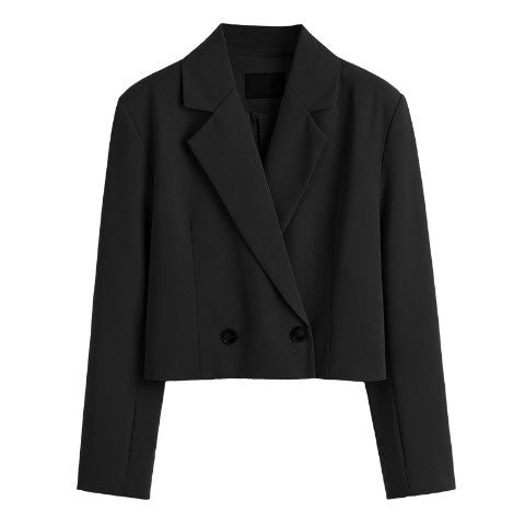 Blazer Feminino Curto de Alfaiataria