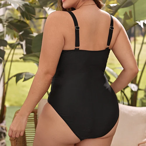 Maiô Plus Size Acinturado